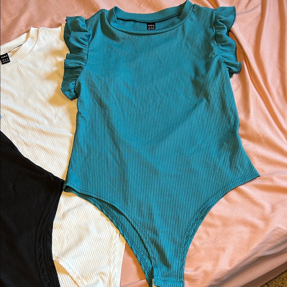 SHEIN Ruffled Bodysuit Bundle
